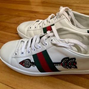 Authentic Gucci women's ace sneakers